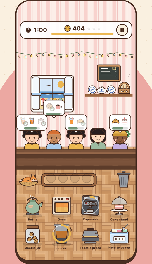 Crumb & Kettle gameplay